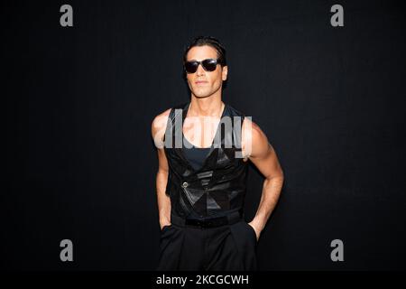 Fabio Mancini attends the Giorgio Armani Fashion Show during the