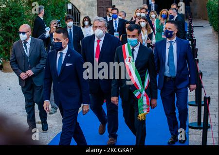 The Minister of Foreign Affairs Luigi di Maio Mayor of Bari