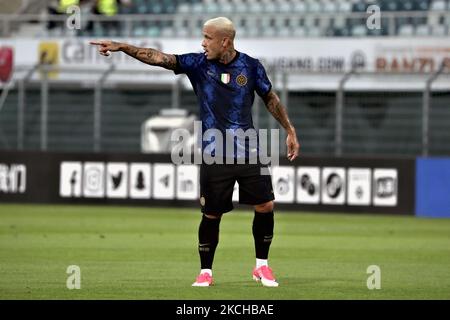 Lugano, Switzerland. 17 July 2021. Radja Nainggolan of FC Internazionale  looks on prior to the pre-season friendly football match between FC Lugano  and FC Internazionale. Regular time ended 2-2, FC Internazionale won