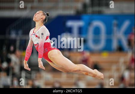 Jessica Gadirova (Great Britain, silver medal). European Championships ...