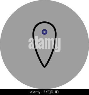 Bell Icon Black and Blue Icon Vector Icon Gray Background Icon Android Icon Set Vector Image Circle Shape Icons Illustrator file EPS file Illustration Stock Vector