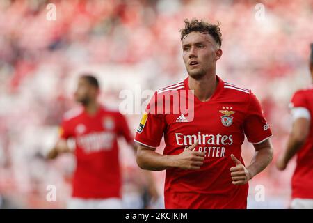 Luca Waldschmidt in action during the match for Liga BWIN between SL Benfica and Arouca FC, at Estádio da Luz, Lisboa, Portugal, 14, August, 2021 (Photo by João Rico/NurPhoto) Stock Photo