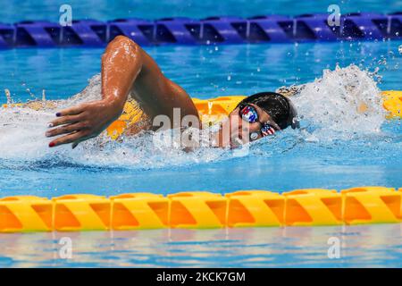 The 17 years old Anastasia Pagonis of Team USA won the first Paralympic