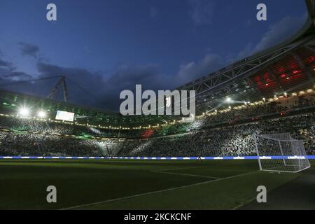 A general view of Allianz Stadium before the Serie A match between Juventus and Empoli FC at Allianz Stadium on August 28, 2021 in Turin, Italy. (Photo by Giuseppe Cottini/NurPhoto) Stock Photo