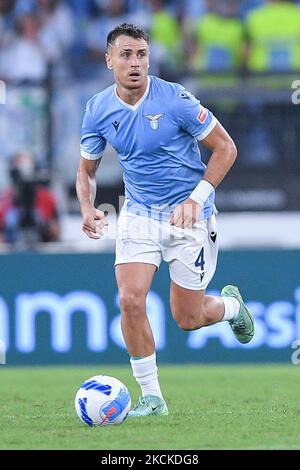 Patric of SS Lazio during the Serie A match between SS Lazio and Spezia Calcio at Stadio Olimpico, Rome, Italy on 28 August 2021. (Photo by Giuseppe Maffia/NurPhoto) Stock Photo