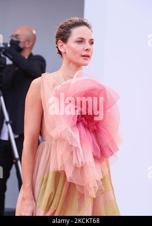 Rebecca Ferguson attends the red carpet of the movie 'Dune' during the 78th Venice International Film Festival on September 03, 2021 in Venice, Italy. (Photo by Matteo Chinellato/NurPhoto) Stock Photo