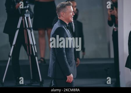 Matt Damon attends the red carpet of the movie 'The Last Duel' during the 78th Venice International Film Festival on September 10, 2021 in Venice, Italy (Photo by Luca Carlino/NurPhoto) Stock Photo
