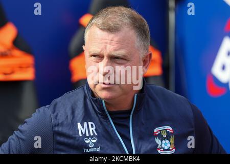 Coventry City's manager Mark Robins before the Sky Bet Championship match between Coventry City and Middlesbrough at the Ricoh Arena, Coventry on Saturday 11th September 2021. (Photo by John Cripps/MI News/NurPhoto) Stock Photo