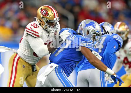 San Francisco 49ers linebacker Samson Ebukam (56) against the Los