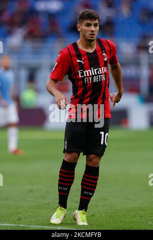 Brahim Diaz (AC Milan) during the Italian football Serie A match AC Milan vs SS Lazio on September 12, 2021 at the San Siro stadium in Milan, Italy (Photo by Francesco Scaccianoce/LiveMedia/NurPhoto) Stock Photo