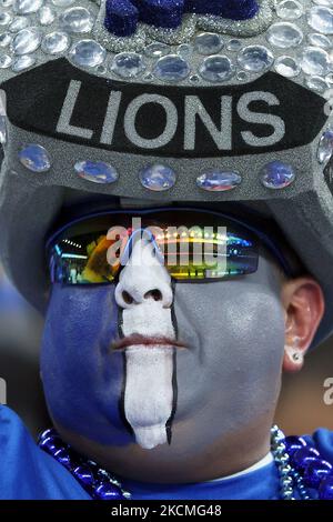 during an NFL football game between the Detroit Lions and the San Francisco 49ers in Detroit, Michigan USA, on Sunday, September 12, 2021. (Photo by Amy Lemus/NurPhoto) Stock Photo