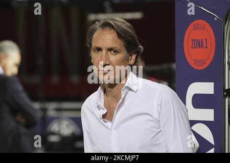 Sport Director Bologna Riccardo Bigon during the Italian football Serie A match Bologna FC vs Hellas Verona FC on September 13, 2021 at the Renato Dall&#39;Ara stadium in Bologna, Italy (Photo by Davide Casentini/LiveMedia/NurPhoto) Stock Photo