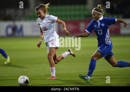 Violeta Mitul (Moldova) during Women's World Cup 2023 Qualifiers - Italy vs  Moldova, FIFA World Cup in Trieste, Italy, September 17 2021 Stock Photo -  Alamy