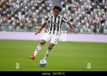 Juan Cuadrado of Juventus FC during the Serie A match between Juventus FC and Sampdoria at Allianz Stadium in Turin, on 26 September 2021, Italy (Photo by Alberto Gandolfo/NurPhoto) Stock Photo