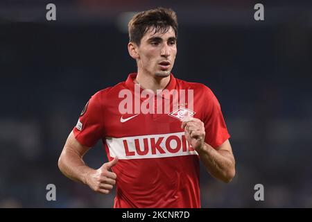 Zelimkhan Bakaev of FC Spartak Moscow in Action Editorial Image