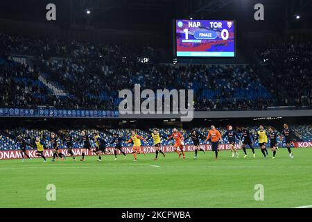 Torino Fc players celebrate the victory after the Serie A football match  between Torino FC and AS Roma at Olympic Grande Torino Stadium on April 18, 2  Stock Photo - Alamy