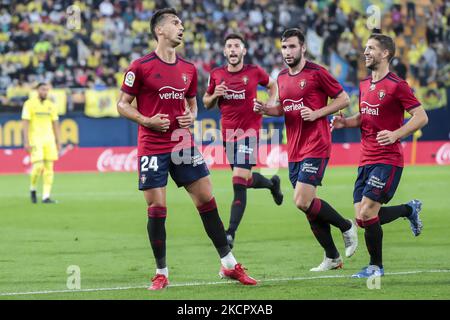 Lucas Torro of C.A. Osasuna celebrate after scoring the 0-1 goal with ...