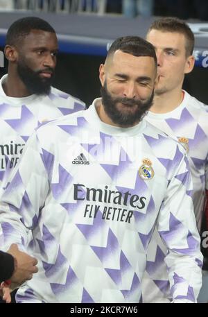 Madrid, Spain. November 2, 2022, Karim Benzema of Real Madrid during ...