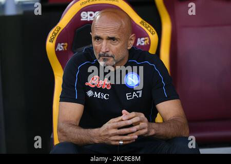 Luciano Spalletti manager of SSC Napoli during the Serie A match between AS Roma and SSC Napoli Calcio at Stadio Olimpico, Rome, Italy on 24 October 2021. (Photo by Giuseppe Maffia/NurPhoto) Stock Photo