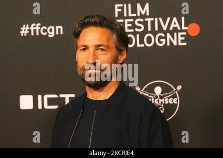 Actor Benjamin Sadler attends 'Das Weisse Haus Am Rhein' screen at Cologne film festival in Cologne filmpalast in Cologne, Germany on Oct 26, 2021 (Photo by Ying Tang/NurPhoto) Stock Photo