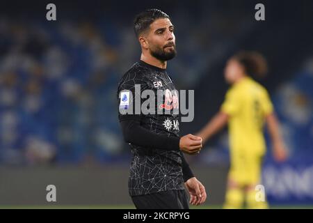 Lorenzo Insigne of SSC Napoli during the Serie A match between SSC Napoli and Bologna FC at Stadio Diego Armando Maradona Naples Italy on 28 October 2021. (Photo by Franco Romano/NurPhoto) Stock Photo