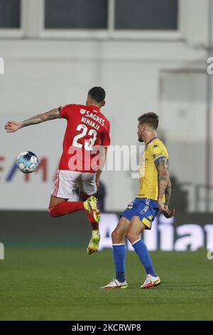 Nicolas Otamendi in action during the match for Liga BWIN between Estoril Praia and SL Benfica, at Estádio Coimbra da Mota, Estoril, Portugal, 30, October, 2021 (Photo by João Rico/NurPhoto) Stock Photo