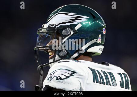 Philadelphia, Pennsylvania, USA. 17th Aug, 2021. NFL wide receiver GREG WARD,  JR, of the Philadelphia Eagles, pauses for a moment, before a joint  practice session between the Eagles and the New England