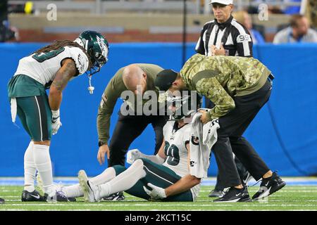 Philadelphia Eagles tight end Jack Stoll warms up before a NFL preseason  football game, Saturday, Aug. 27, 2022, in Miami Gardens, Fla. (AP  Photo/Lynne Sladky Stock Photo - Alamy