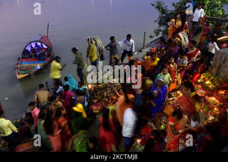 Chhatj Puja is primarily celebrated in the Indian states of Bihar ...