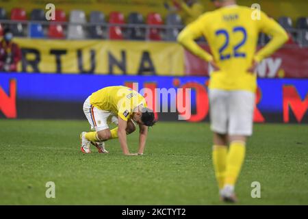 Ionut Nedelcearu in action during the FIFA World Cup Qatar 2022