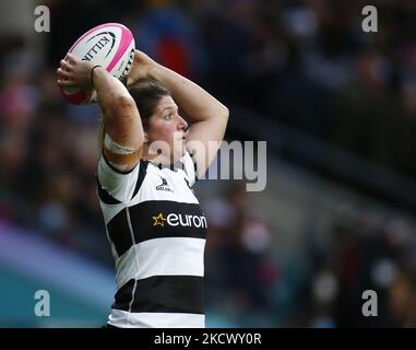 Laura Russell (Toronto Nomads) of Barbarians during The Killik Cup match between Barbarians Women and SpringBox Women XV at Twickenham Stadium on 27th November, 2021 in London, England (Photo by Action Foto Sport/NurPhoto) Stock Photo