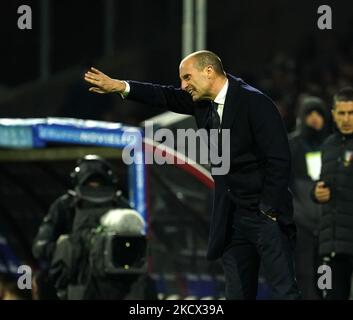Massimiliano Allegri head coach of Juventus Fc during the Serie A match between Us Salernitana and Juventus Fc on November 30, 2021 stadium Arechi in Salerno, Italy (Photo by Gabriele Maricchiolo/NurPhoto) Stock Photo
