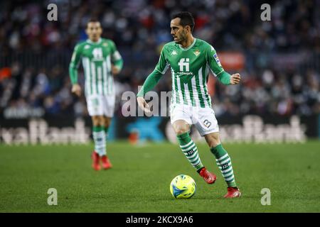 07 Juanmi Jimenez of Real Betis Balompie control the ball during the La Liga Santander match between FC Barcelona and Real Betis Balompie at Camp Nou Stadium on December 04, 2021 in Barcelona, Spain. (Photo by Xavier Bonilla/NurPhoto) Stock Photo