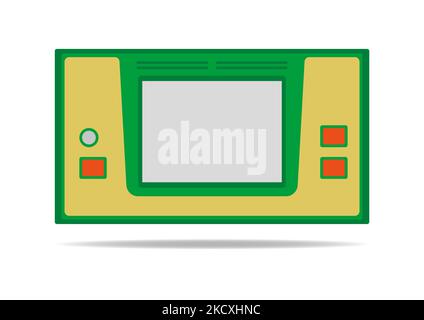 An old video game from the 80s Stock Vector