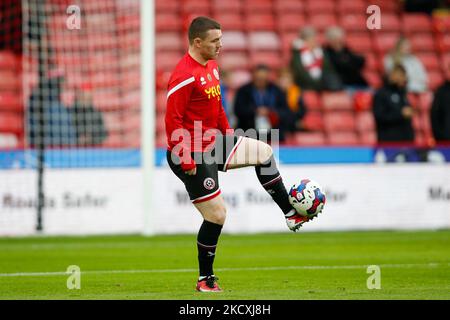 Sheffield, UK. 05th Nov, 2022. John Fleck #4 of Sheffield United warms up before the Sky Bet Championship match Sheffield United vs Burnley at Bramall Lane, Sheffield, United Kingdom, 5th November 2022 (Photo by Ben Early/News Images) in Sheffield, United Kingdom on 11/5/2022. (Photo by Ben Early/News Images/Sipa USA) Credit: Sipa USA/Alamy Live News Stock Photo