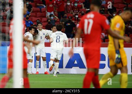 Buriram, Thailand. 03rd July, 2021. Elias Dolah (L) of Port FC