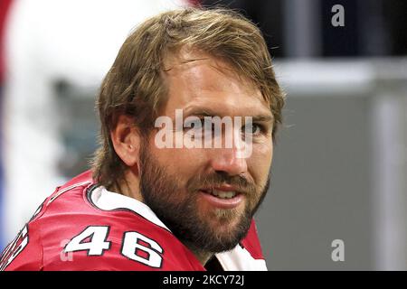 Arizona Cardinals Long Snapper Aaron Brewer (46) During Their Nfl 