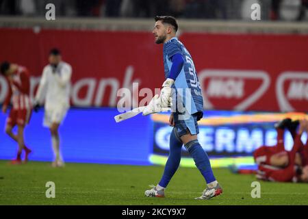 Roland Niczuly of Sepsi OSK in action during semifinal of the