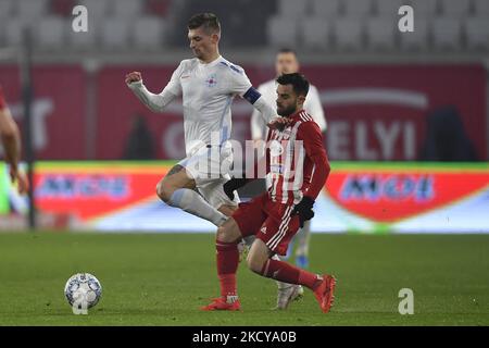 Rachid Bouhenna of Sepsi OSK in action during semifinal of the Romanian Cup  edition 2019-20