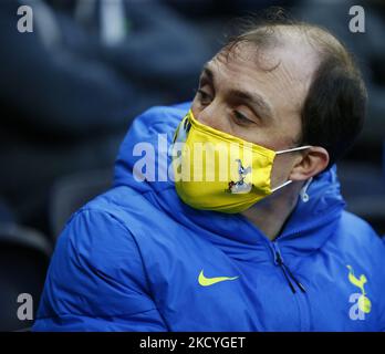 Tottenham Hotspur Fan during Premier League between Tottenham Hotspur and Crystal Palace at Tottenham Hotspur stadium , London, England on 26th December 2021 (Photo by Action Foto Sport/NurPhoto) Stock Photo