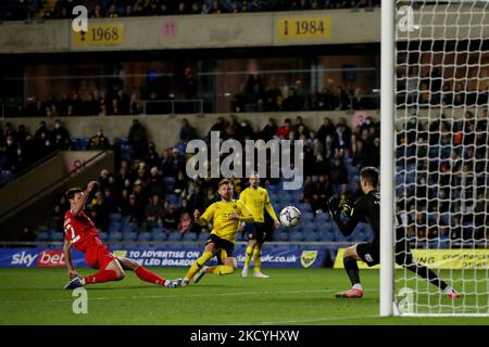 Nikola Tzanev of AFC Wimbledon during the Sky Bet League One match News  Photo - Getty Images