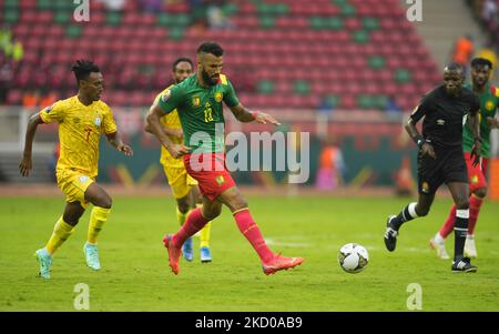 Eric Maxim Choupo-Moting of Cameroon during Cameroon against Ethiopia, African Cup of Nations, at Olembe Stadium on January 13, 2022. (Photo by Ulrik Pedersen/NurPhoto) Stock Photo