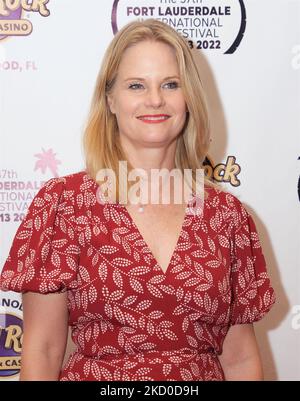 Miami, United States Of America. 04th Nov, 2022. HOLLYWOOD, FL - NOV 4: Joelle Carter is seen on the red carpet for The 37th Fort Lauderdale International Film Festival at Seminole Hard Rock Hotel & Casino in Hollywood, Florida on November 04, 2022 (Photo by Alberto E. Tamargo/Sipa USA) Credit: Sipa USA/Alamy Live News Stock Photo