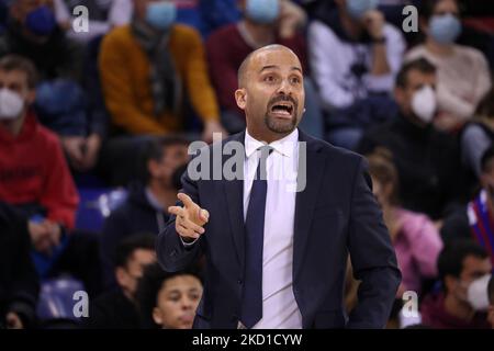 Terence Jonathan Parker during the match between FC Barcelona and ASVEL Lyon-Villeurbanne, corresponding to the week 23 of the Euroleague, played at the Palau Blaugrana, on 27th January 2022, in Barcelona, Spain. -- (Photo by Urbanandsport/NurPhoto) Stock Photo