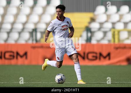 Vercelli, Italy. 30 October 2022. Daouda Weidmann of Torino FC U19 in action during the Primavera 1 football match between Torino FC U19 and AC Milan U19. Credit: Nicolò Campo/Alamy Live News Stock Photo