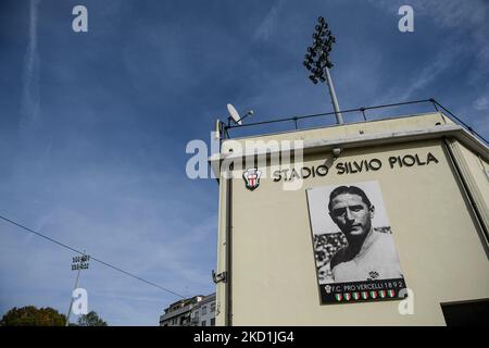 Vercelli, Italy. 30 October 2022. General view of Silvio Piola stadium is seen at the end of the Primavera 1 football match between Torino FC U19 and AC Milan U19. Credit: Nicolò Campo/Alamy Live News Stock Photo