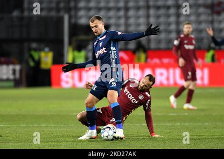 Evgeniy Shlyakov in action during CFR Cluj vs UTA Arad, Romanian Liga  News Photo - Getty Images