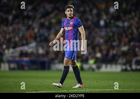 30 Pablo Gavi of FC Barcelona during the Europa League first leg match between FC Barcelona and SSC Napoli at Camp Nou Stadium on February 17, 2022 in Barcelona. (Photo by Xavier Bonilla/NurPhoto)