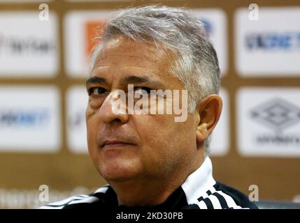 Saudi Arabia's coach Marcos Paqueta from Brazil prepares for a soccer  friendly between Turkey and Saudia Arabia in the Bieberer Berg stadium in  Offenbach near Frankfurt, central Germany, Wednesday, May 31, 2006.