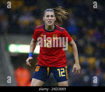 Patricia Guijarro Gutierrez (Guijarro Gutirrez)(Barcelona)of Spain during Arnold Clark Cup between England Women and Spain at Carrow Road, Norwich on 20th February 2022 (Photo by Action Foto Sport/NurPhoto) Stock Photo